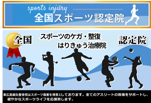 スポーツのケガお任せください