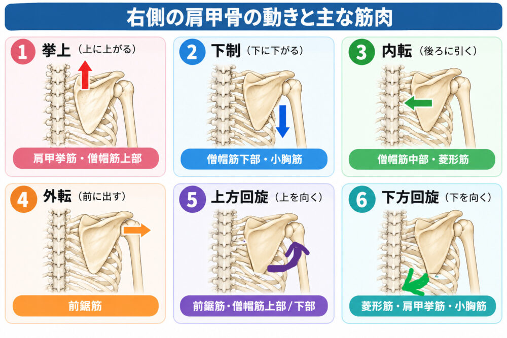 肩甲骨の動き